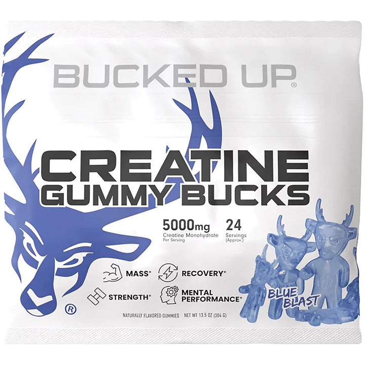 Bucked Up Creatine Gummies // Blue Blast