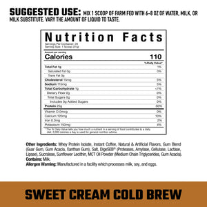 Farm Fed // Sweet Cream Cold Brew