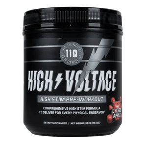 110 Percent High Stim Pre Workout // Lychee Apple