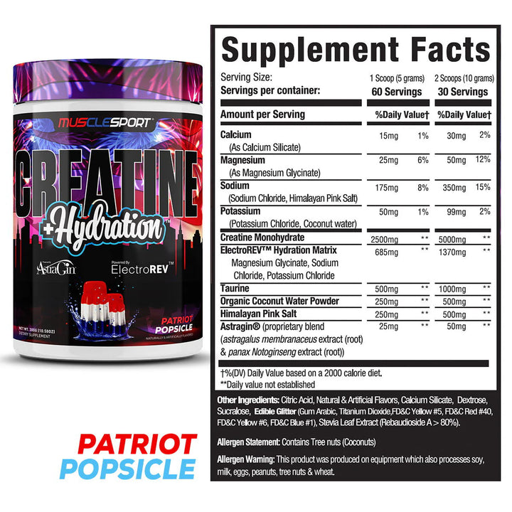 Creatine + Hydration // Patriot Pop