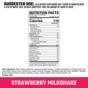 Farm Fed // Strawberry Milkshake