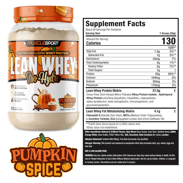 Lean Whey 2lb // Pumpkin Spiced Donut