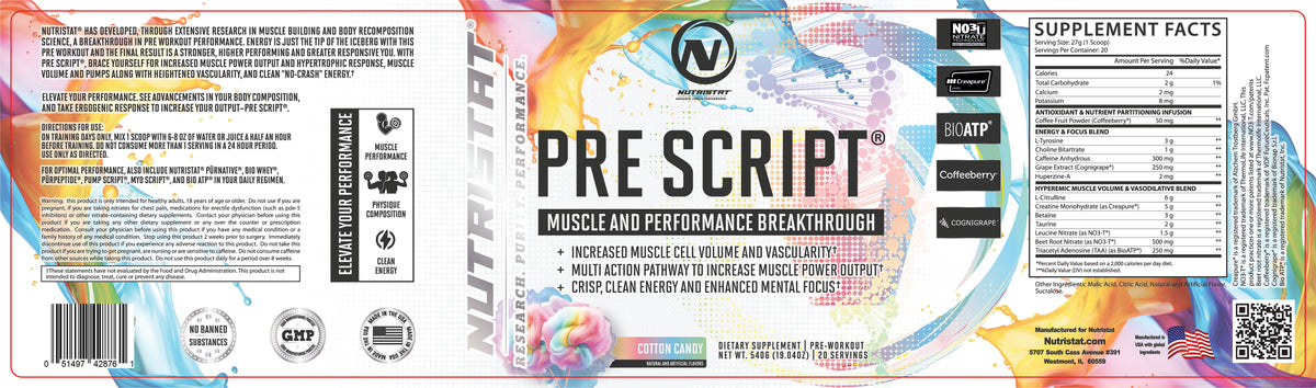 Pre Script // Cotton Candy – Jersey shore supplements