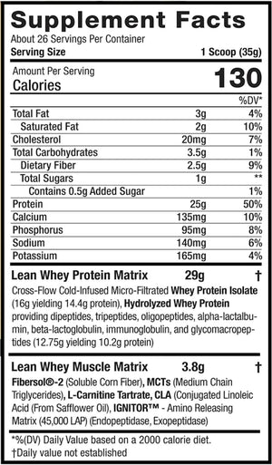 Lean Whey 2lb // Apple Pie