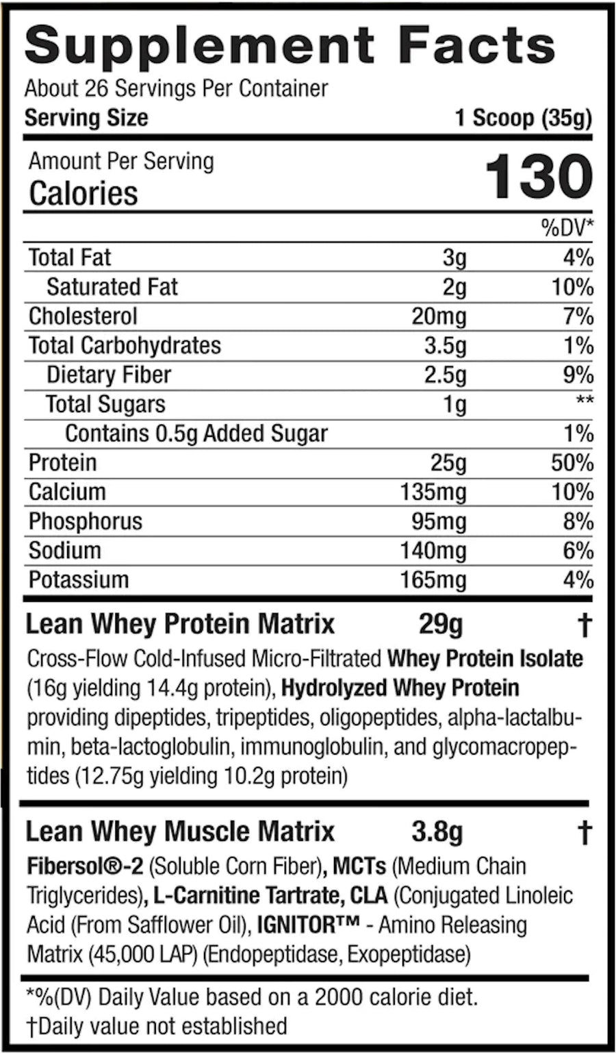 Lean Whey 2lb // Apple Pie